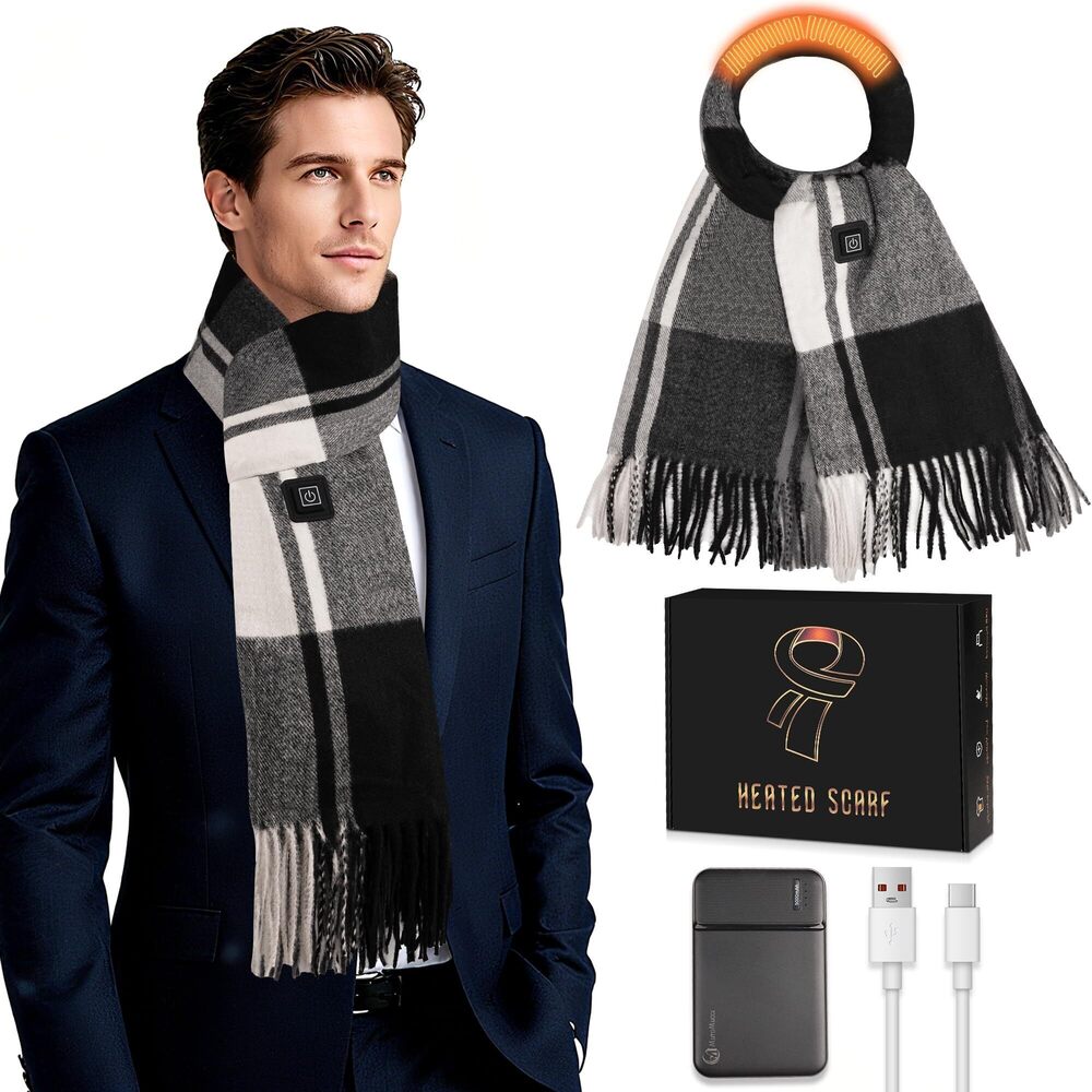 4208 Heated Scarf , Heating Scarf for Neck Warmer with Portable 5000mAh